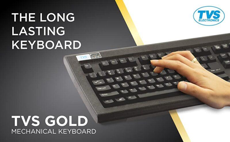 TVS Bharat Gold Mechanical Keyboard with Cherry MX Keys- Cheapest Mechanical Keyboard Online - Image 2
