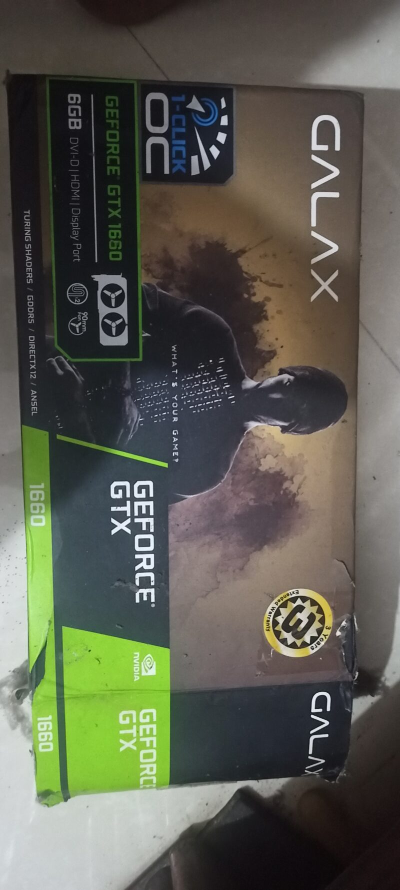 GTX 1660 6gb Oneclick OC perfectly working conditioin