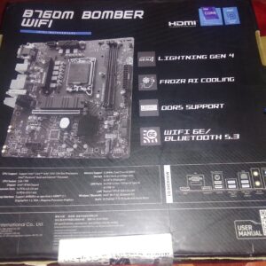 New Msi motherboard B760m Bomber Wifi