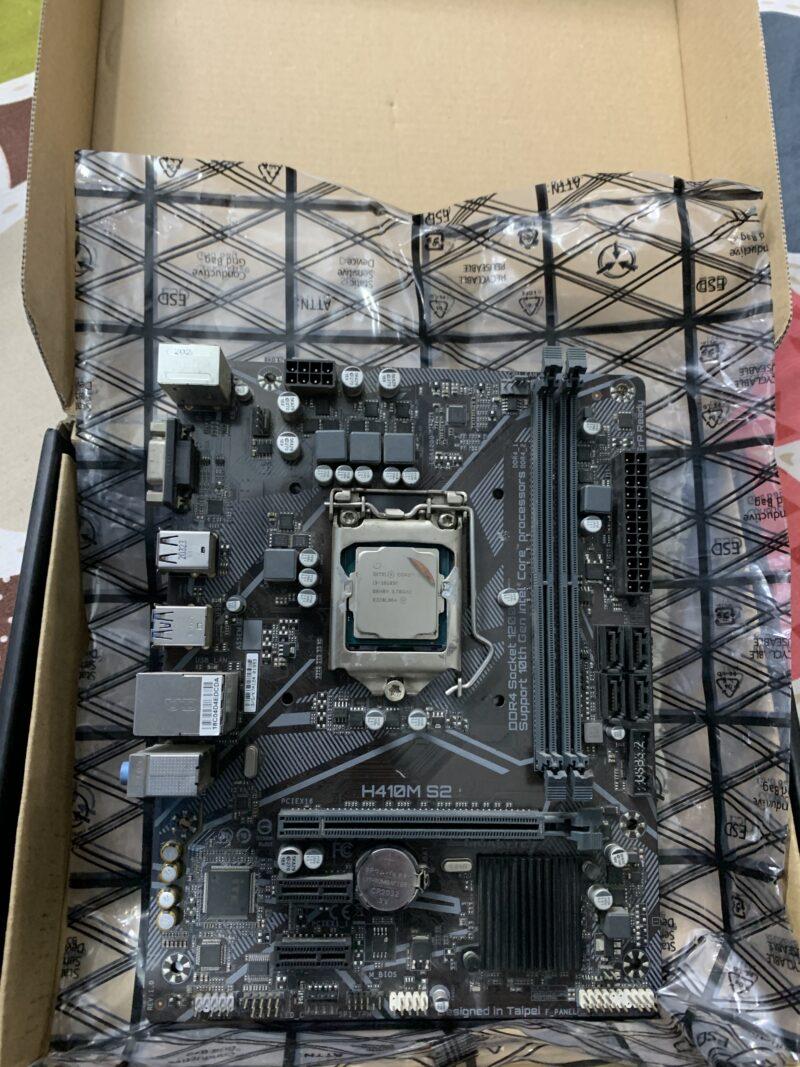 combo intel i3 10105f h410 motherboard gpu gt 710 ddr5 ssd and psu