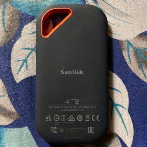 SanDisk extreme pro portable 4tb SSD NEW