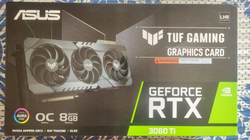 Rtx 3060Ti Asus TUF Gaming Oc 2Month Official warranty left