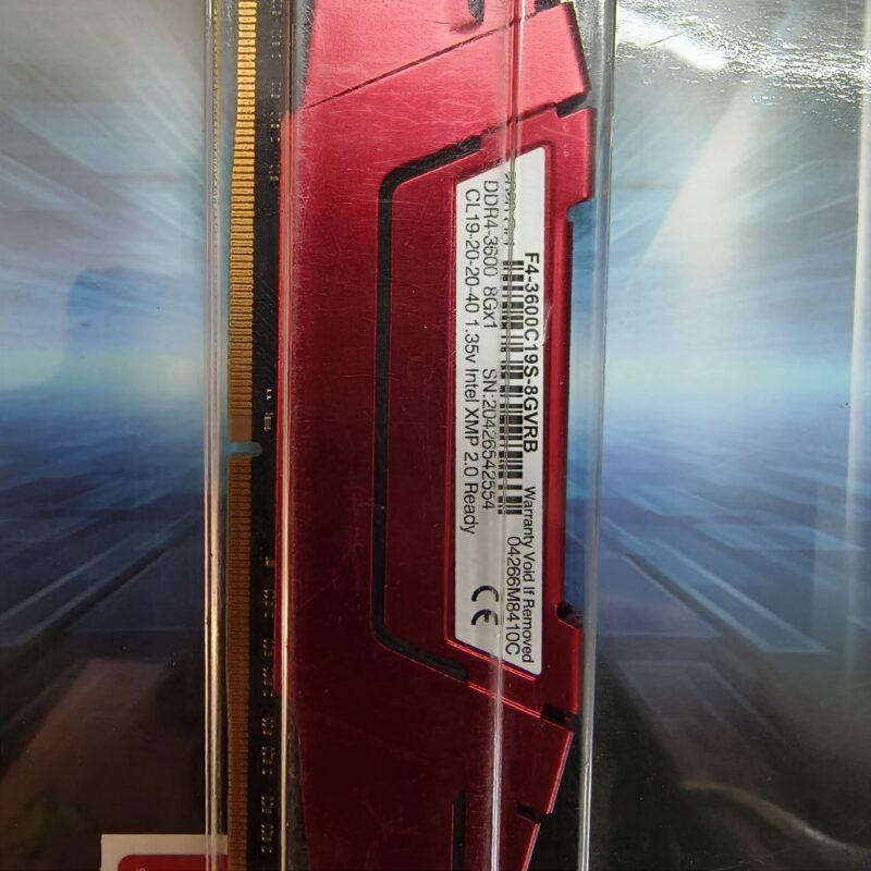 GSKILL Ripjaws V 8GB DDR4 3600mhz CL19 RAM- 1.35V F4-3600C19S-8GVRB - Image 2