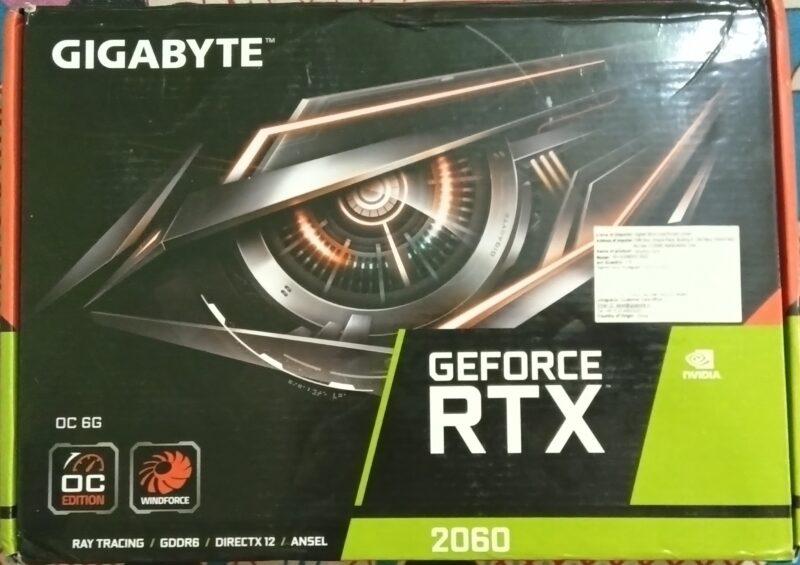GIGABYTE RTX 2060 6G.B.
