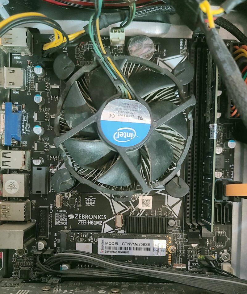 i5-4rh generation | Zebronics h81 M2 motherboard with brand new power supply ant eSports vs 400L