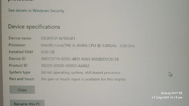 i5-4rh generation | Zebronics h81 M2 motherboard with brand new power supply ant eSports vs 400L - Image 3