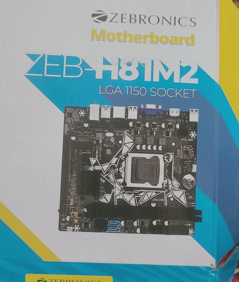 i5-4rh generation | Zebronics h81 M2 motherboard with brand new power supply ant eSports vs 400L - Image 4
