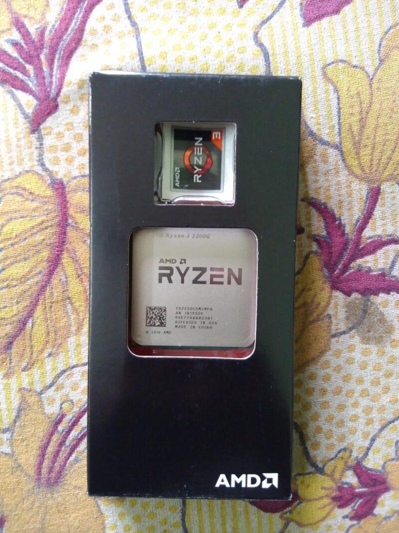 Ryzen 3 2200g with A320M motherboard