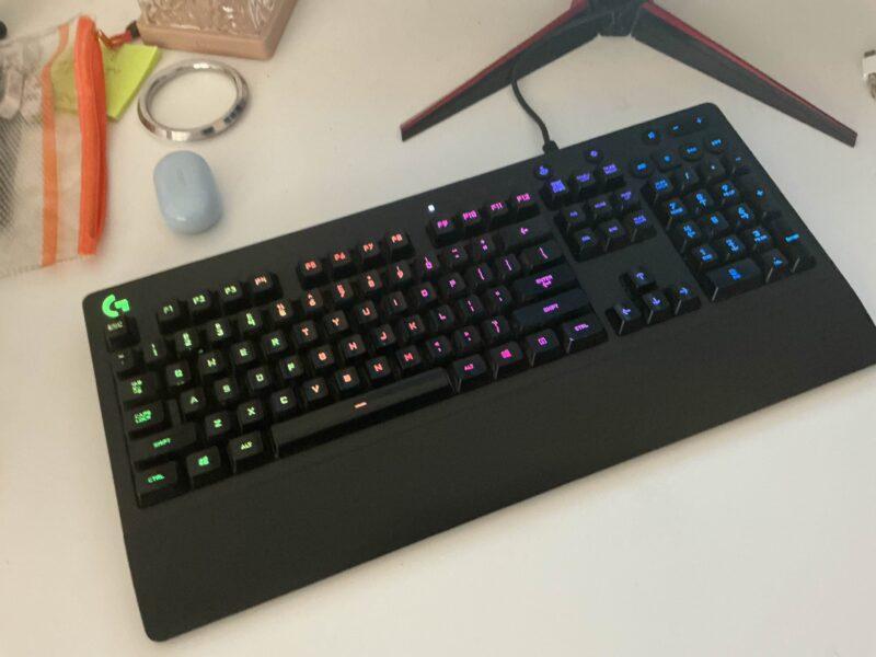 Logitech G213 Prodigy USB Gaming Keyboard with LIGHTSYNC RGB Backlit Keys, Spill-Resistant, Customizable Keys, Dedicated Multi-Media Keys (Black)