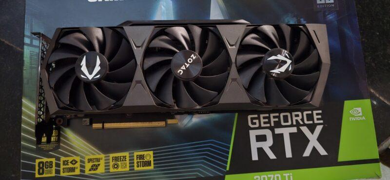 Zotac RTX3070ti Trinity