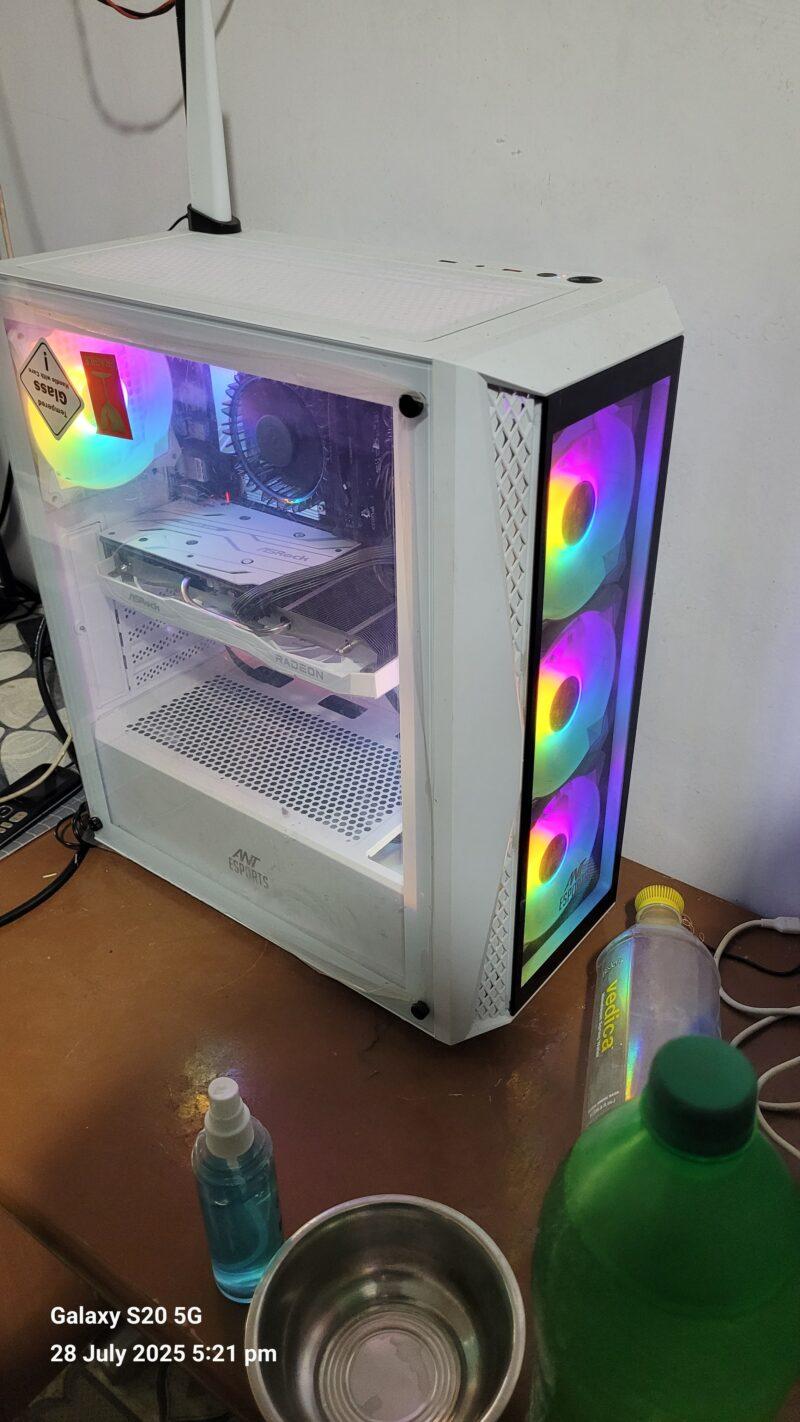 Powerful gamming ,editing cpu, pc complete build with graphic card.