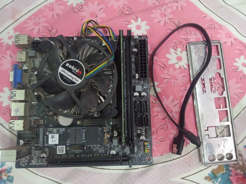 i5 6500 + h110 moherboard M.2 + 8gb ddr4 2666mhz Ram + 240gb nvme ( combo)
