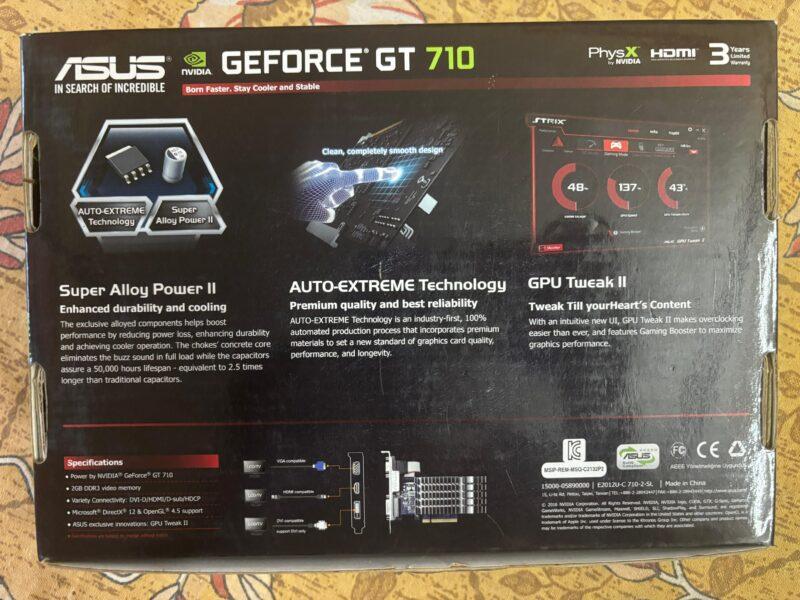 Asus Nvidia Geforce GT 710 - Image 2