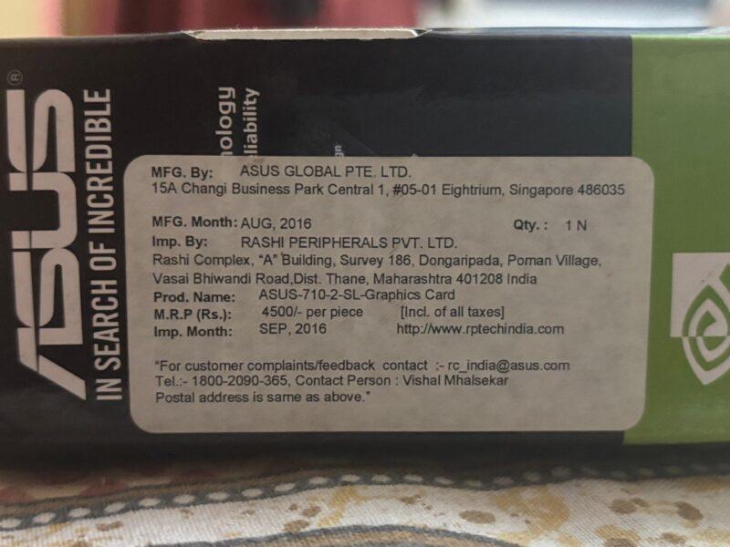Asus Nvidia Geforce GT 710 - Image 9