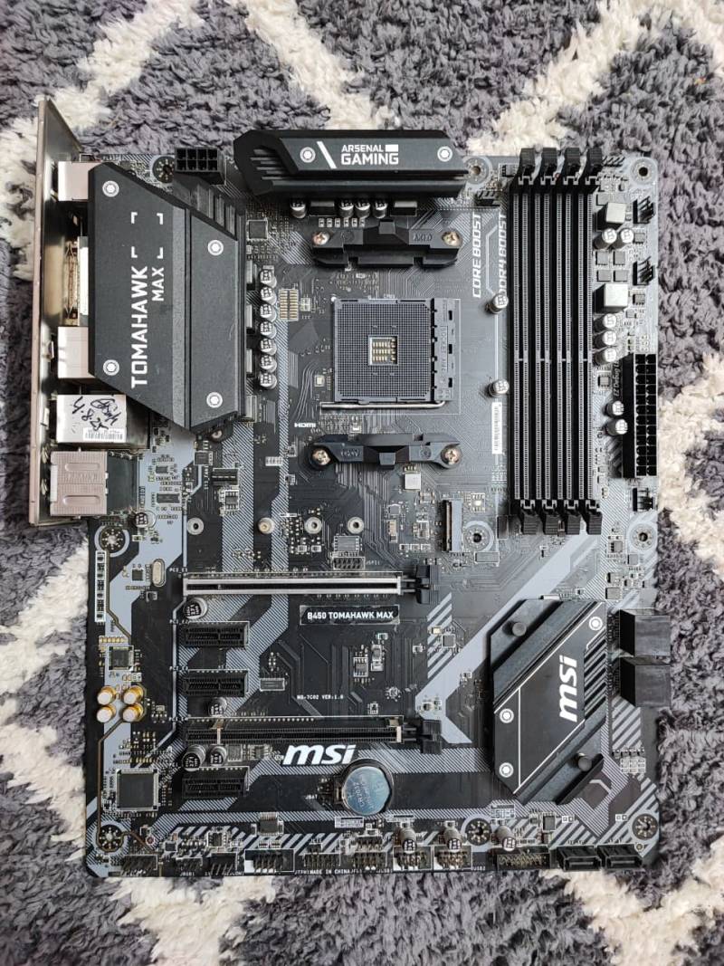 MSI B450 TOMAHAWK MAX FULL ATX Gaming Motherboard